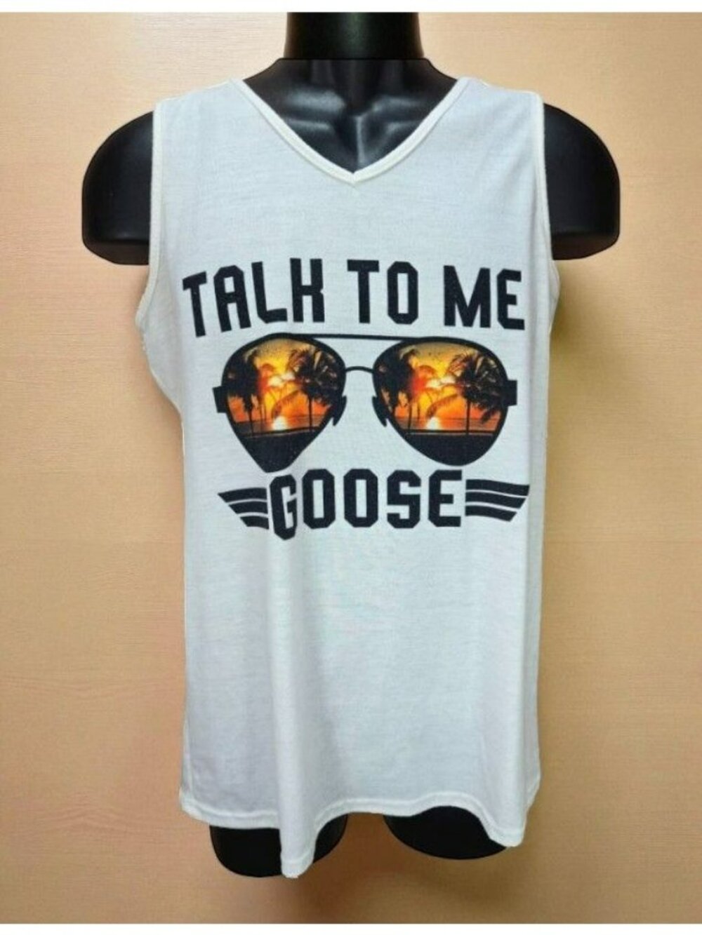 Talk To Me Goose Tank Top Large
